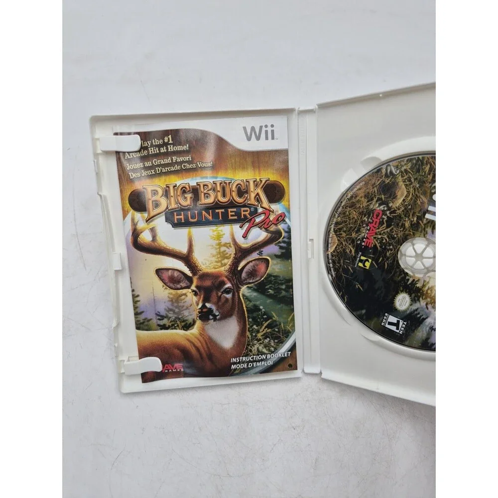 Big Buck Hunter Pro (Nintendo Wii, 2010) Complete | CIB | Tested